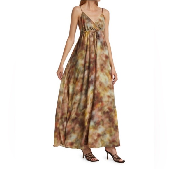 NEW L'AGENCE Sachi Empire Waist Maxi Dress - Picture 2 of 12